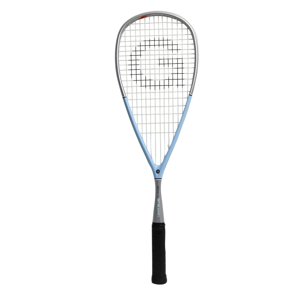 Grays of Cambridge Light Blue Squash Racquet Standard Model England Wood  Frame